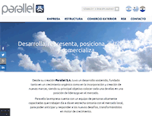 Tablet Screenshot of parallel-sa.com